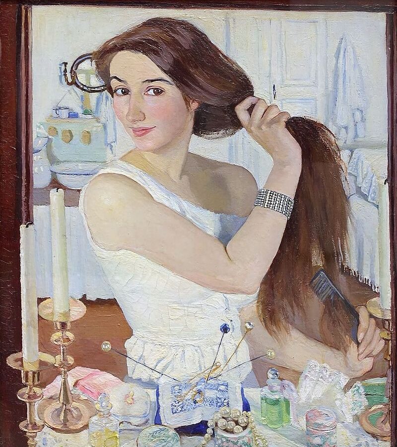 Autorretrato de Zenaida Serebryakova