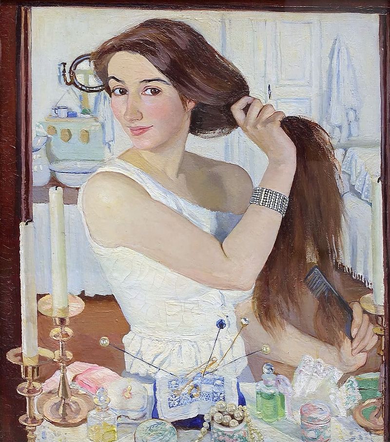 Autorretrato de Zenaida Serebryakova