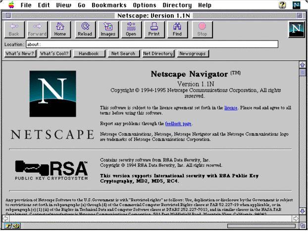 Interfaz de Netscape